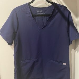 Women’s Navy Figs Casma Scrub Top XL